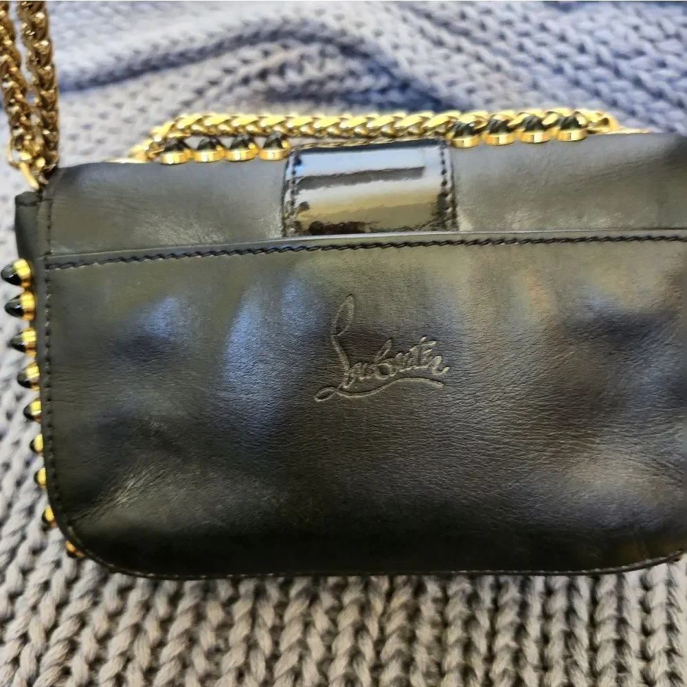 Christian Louboutin Mini Spiked Sweet Charity Crossbody Bag